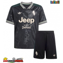 Camisa de Futebol Juventus Federico Gatti #4 Equipamento Alternativo Infantil 2025-26 Manga Curta (+ Calças curtas)